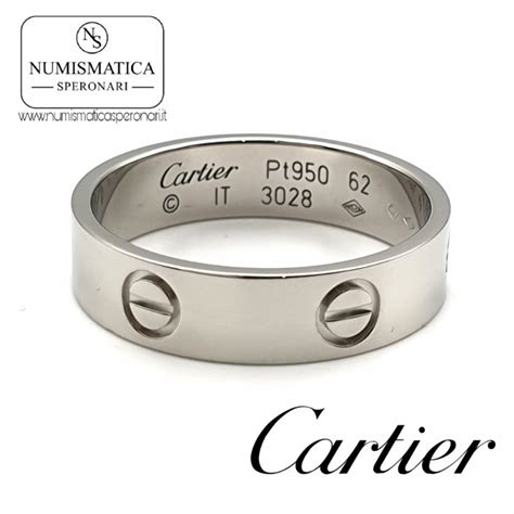 anello cartier platino.